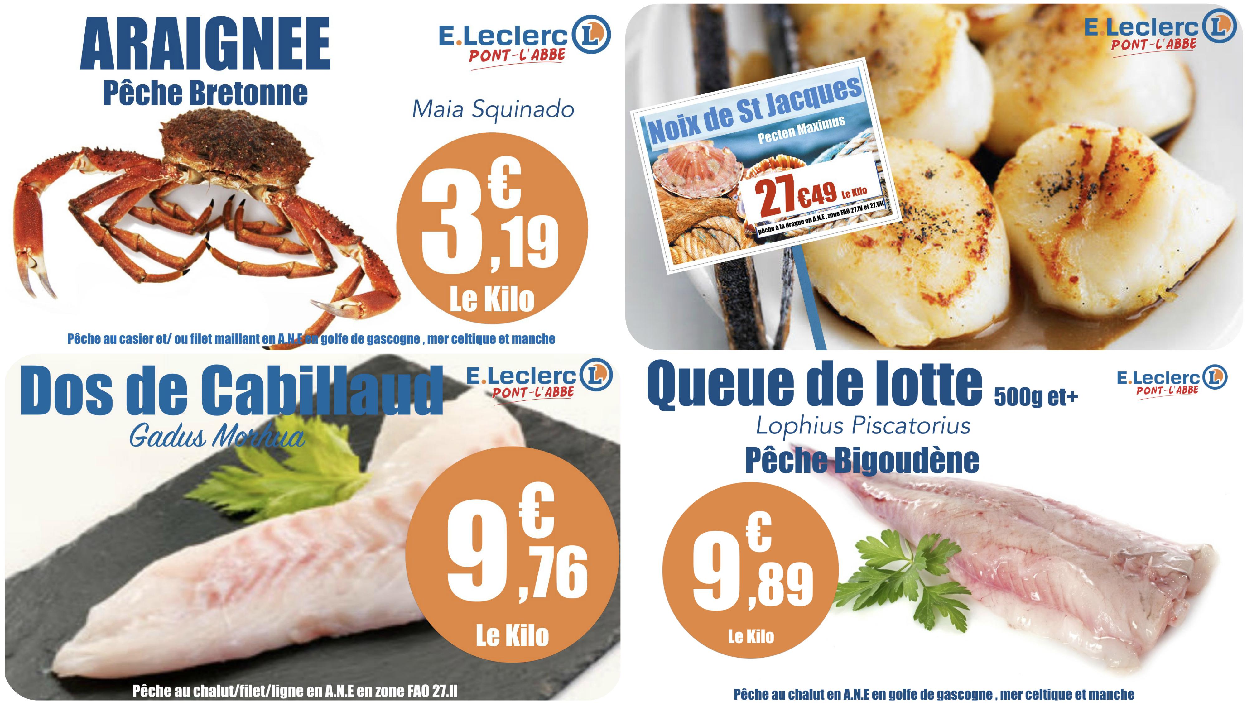 promotion poisson leclerc leclerc poisson frais QFB66