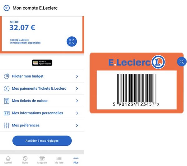 comment trouver le code confidentiel de la carte leclerc