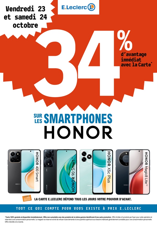 Honor — Du 23 au 24 octobre 2026
