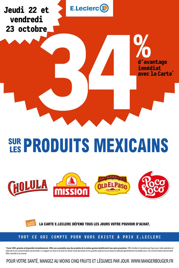 Mexicains — Du 22 au 23 octobre 2026